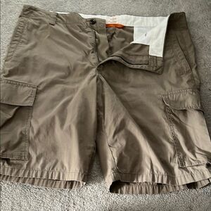 Dockers Tan Cargo Shorts Relaxed Fit Cotton
